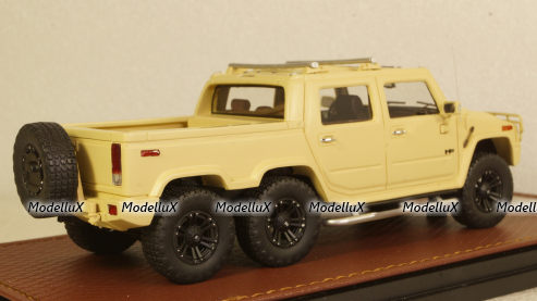 Hummer H2 SUT6 pickup 6x6 2012, beige, GLM171002, GLM Models 1:43
