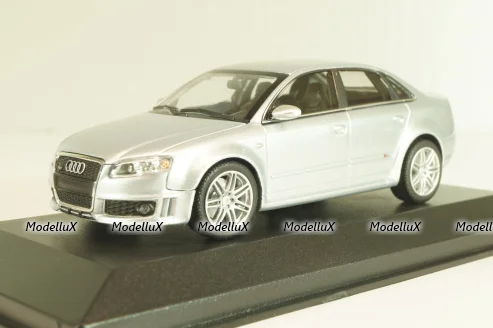 Audi RS4 (B7) 2004 silver metallic, 940014601, Maxichamps 1:43