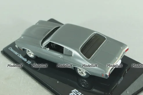Chevrolet Chevelle SS 1970, grey FF015, Fast & Furious №15, Altaya 1:43