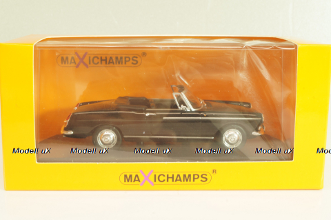 Peugeot 404 cabriolet 1962, black, 940112931, Maxichamps 1:43