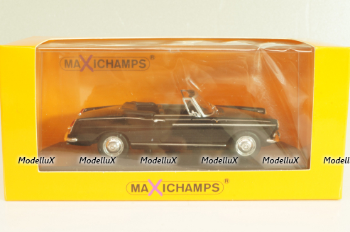 Peugeot 404 cabriolet 1962, black, 940112931, Maxichamps 1:43