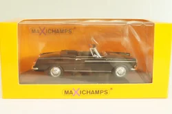 Peugeot 404 cabriolet 1962, black, 940112931, Maxichamps 1:43
