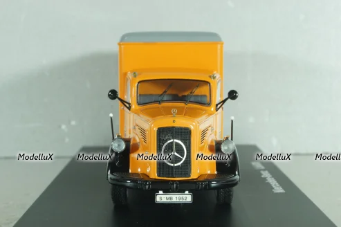 Mercedes-Benz L6600 truck "Dunlop" 1950, orange, 03021, Schuco 1:43