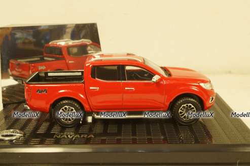 Nissan Navara D23, 2017, red, Premium X 1:43