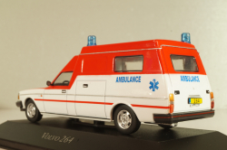 Volvo 264  Ambulance 1985, white/red, 7495006, Ambulance Collection #6, Atlas 1:43