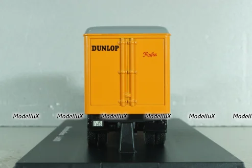 Mercedes-Benz L6600 truck "Dunlop" 1950, orange, 03021, Schuco 1:43