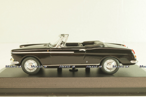 Peugeot 404 cabriolet 1962, black, 940112931, Maxichamps 1:43