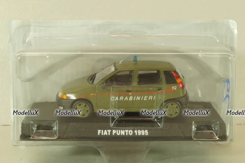 Fiat Punto Carabinieri 1995, green, 5125CMC083, Deagostini 1:43