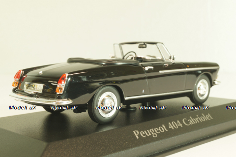 Peugeot 404 cabriolet 1962, black, 940112931, Maxichamps 1:43