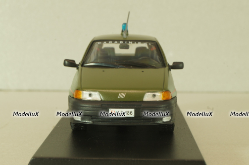 Fiat Punto Carabinieri 1995, green, 5125CMC083, Deagostini 1:43