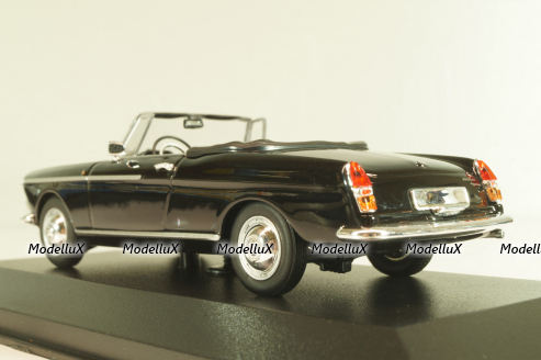 Peugeot 404 cabriolet 1962, black, 940112931, Maxichamps 1:43