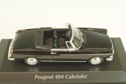 Peugeot 404 cabriolet 1962, black, 940112931, Maxichamps 1:43