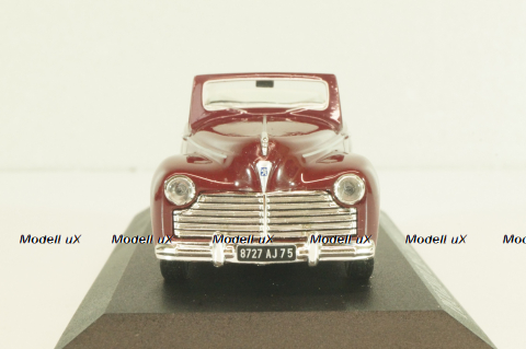 Peugeot 203 Cabriolet 1953, maroon, Altaya 1:43