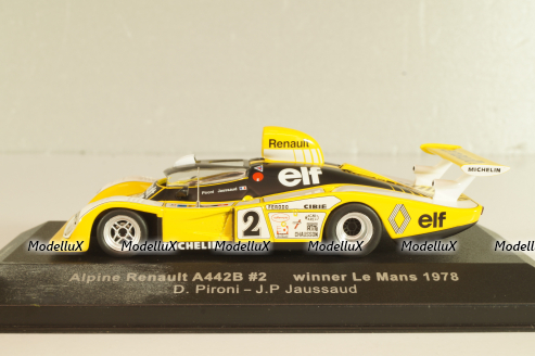 Alpine Renault A442B #2 Winner Le Mans 1978, Pironi/Jaussaud, LM1978, IXO 1:43