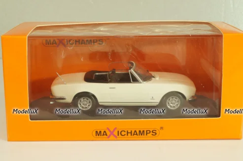 Peugeot 504 Cabriolet 1977, white, 940112131, Maxichamps 1:43