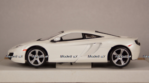 McLaren MP4-12C 2011, white, 18-21074, Bburago 1:24
