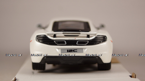McLaren MP4-12C 2011, white, 18-21074, Bburago 1:24