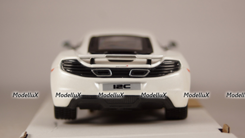 McLaren MP4-12C 2011, white, 18-21074, Bburago 1:24