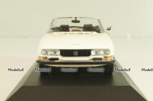 Peugeot 504 Cabriolet 1977, white, 940112131, Maxichamps 1:43