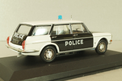 Simca 1501 Break Police 1969, white/black, Altaya 1:43