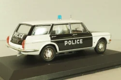 Simca 1501 Break Police 1969, white/black, Altaya 1:43