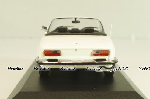 Peugeot 504 Cabriolet 1977, white, 940112131, Maxichamps 1:43