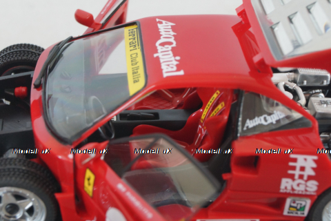 Ferrari F40 challenger GT Superturismo 1992, red, 180556, Herpa 1:43