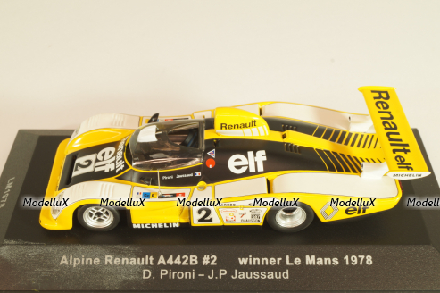 Alpine Renault A442B #2 Winner Le Mans 1978, Pironi/Jaussaud, LM1978, IXO 1:43