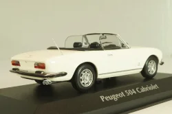 Peugeot 504 Cabriolet 1977, white, 940112131, Maxichamps 1:43