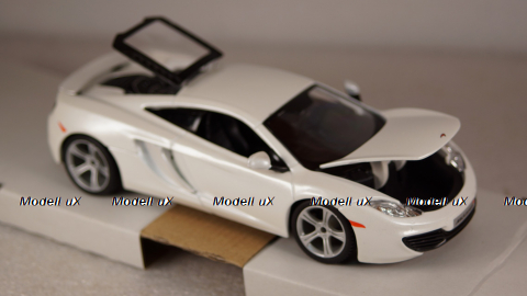 McLaren MP4-12C metallic-white, 18-21074, Bburago 1:24