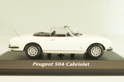 Peugeot 504 Cabriolet 1977, white, 940112131, Maxichamps 1:43