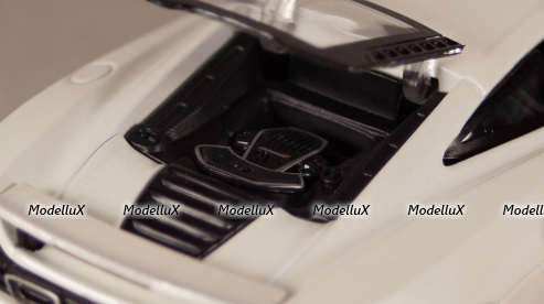 McLaren MP4-12C 2011, white, 18-21074, Bburago 1:24