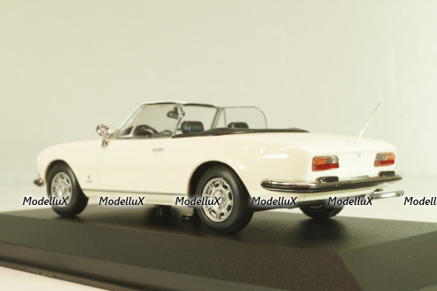 Peugeot 504 Cabriolet 1977, white, 940112131, Maxichamps 1:43