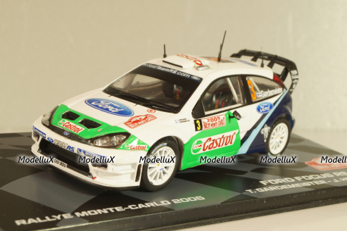 Ford Focus RS WRC #3 Rally Montecarlo 2005 T.Gardemeister/J.Honkanen, Monte-Carlo Official Collection #13, Altaya 1:43