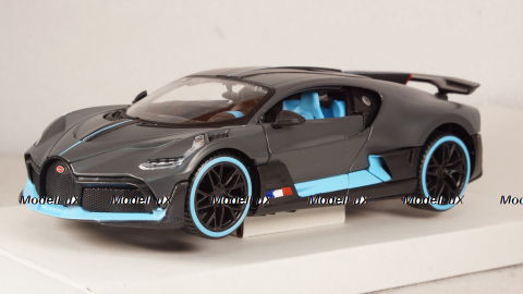 Bugatti Divo 2019, matt-grey/blue, 31526, Maisto 1:24
