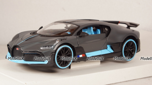 Bugatti Divo 2019, matt-grey/blue, 31526, Maisto 1:24