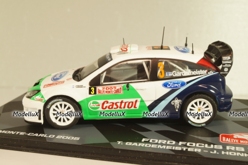 Ford Focus RS WRC #3 Rally Montecarlo 2005 T.Gardemeister/J.Honkanen, Monte-Carlo Official Collection #13, Altaya 1:43