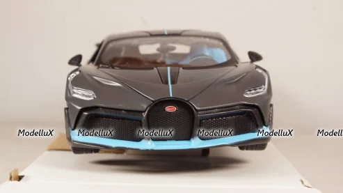Bugatti Divo 2019, matt-grey/blue, 31526, Maisto 1:24