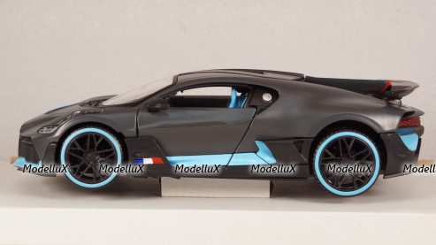 Bugatti Divo 2019, matt-grey/blue, 31526, Maisto 1:24