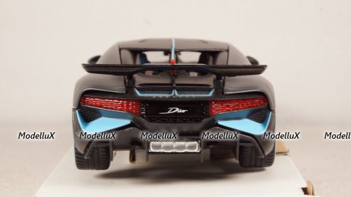Bugatti Divo 2019, matt-grey/blue, 31526, Maisto 1:24