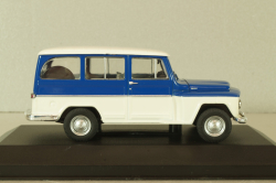 Willys Rurai 1968, white/blue, WB092, WhiteBox 1:43