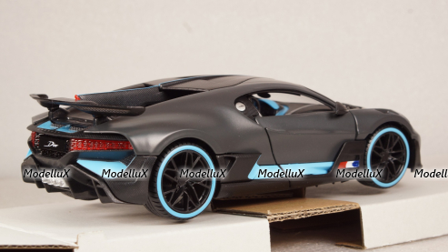 Bugatti Divo 2019, matt-grey/blue, 31526, Maisto 1:24