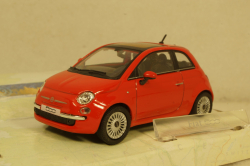 Fiat 500 Red,  Cararama 1:43
