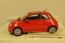 Fiat 500 Red,  Cararama 1:43