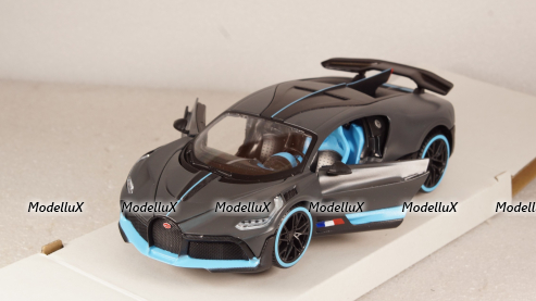 Bugatti Divo 2019, matt-grey/blue, 31526, Maisto 1:24