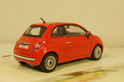 Fiat 500 Red,  Cararama 1:43
