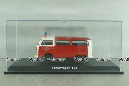 Volkswagen T2a Feuerwehr Kirchheimbolanden, red/white, Schuco 1:43