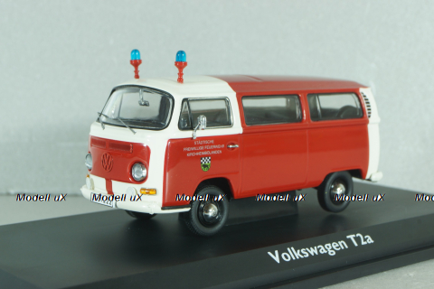 Volkswagen T2a Feuerwehr Kirchheimbolanden, red/white, Schuco 1:43