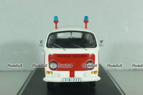 Volkswagen T2a Feuerwehr Kirchheimbolanden, red/white, Schuco 1:43