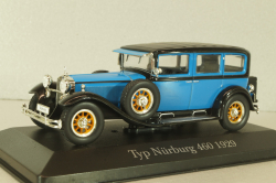 Mercedes-Benz Nurburg 460 N Pullman-Limousine (W08) 1929, blue 7905007, WhiteBox 1:43